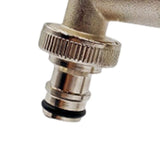 Maxbell Garden Hose Splitter 2 Way with Double Outlet Brass Hose Connector Water Tap
