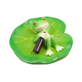 Maxbell Frog Statue Decorative Gift Resin Figurine for Outdoor Courtyard Balcony
