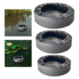 Maxbell Floating Pond Planter Versatile Stylish Garden Water Features and Decoration Inner Diameter 23cm