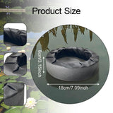Maxbell Floating Pond Planter Versatile Stylish Garden Water Features and Decoration Inner Diameter 18cm