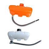 Maxbell Fuel Tank Assembly Supply Fuel Container for Craftsman Yard Man Brush Cutter with Oil Pipe Orange