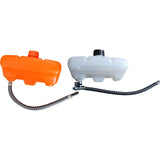 Maxbell Fuel Tank Assembly Supply Fuel Container for Craftsman Yard Man Brush Cutter with Oil Pipe Orange