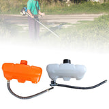 Maxbell Fuel Tank Assembly Supply Fuel Container for Craftsman Yard Man Brush Cutter with Oil Pipe Orange