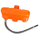 Maxbell Fuel Tank Assembly Supply Fuel Container for Craftsman Yard Man Brush Cutter with Oil Pipe Orange