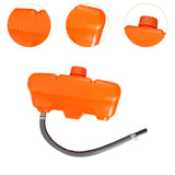 Maxbell Fuel Tank Assembly Supply Fuel Container for Craftsman Yard Man Brush Cutter with Oil Pipe Orange