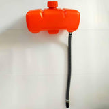 Maxbell Fuel Tank Assembly Supply Fuel Container for Craftsman Yard Man Brush Cutter with Oil Pipe Orange