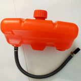 Maxbell Fuel Tank Assembly Supply Fuel Container for Craftsman Yard Man Brush Cutter with Oil Pipe Orange