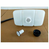 Maxbell Fuel Tank Assembly Supply Fuel Container for Craftsman Yard Man Brush Cutter with Pipe and Switch White