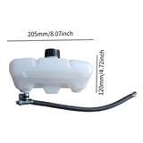 Maxbell Fuel Tank Assembly Supply Fuel Container for Craftsman Yard Man Brush Cutter with Pipe and Switch White
