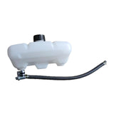 Maxbell Fuel Tank Assembly Supply Fuel Container for Craftsman Yard Man Brush Cutter with Pipe and Switch White