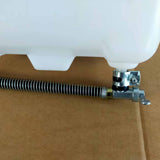 Maxbell Fuel Tank Assembly Supply Fuel Container for Craftsman Yard Man Brush Cutter with Pipe and Switch White