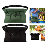 Maxbell Garden Apron Lightweight Adjustable Convenient Utility Harvest Picking Apron Green