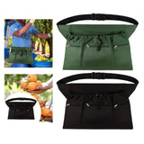 Maxbell Garden Apron Lightweight Adjustable Convenient Utility Harvest Picking Apron Green