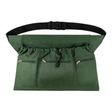 Maxbell Garden Apron Lightweight Adjustable Convenient Utility Harvest Picking Apron Green