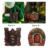 Maxbell Miniature Fairy Garden Accessories Fairy Gates for Trees Yard  Style A