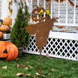 Maxbell Pumpkin Ghost Stake Spooky Halloween Outdoor Decoration for Home Patio Porch