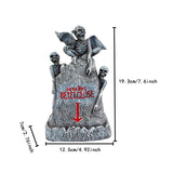 Maxbell Halloween Tombstone Halloween Prop for Haunted House Festival Indoor Outdoor