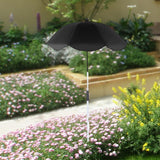 Maxbell Outdoor Plant Umbrella Canopy Telescopic for Garden Beds Lawn Flowers Potted