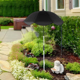 Maxbell Outdoor Plant Umbrella Canopy Telescopic for Garden Beds Lawn Flowers Potted
