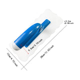 Maxbell Plastic Trowel Multipurpose Plastering Trowel for Concrete Lining Wall Paint Style B