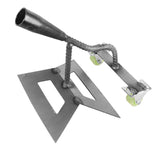 Maxbell Hollow Hoe Heavy Duty Hand Tool Agriculture Hoe for Plowing Lawn Flower Beds