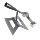 Maxbell Hollow Hoe Heavy Duty Hand Tool Agriculture Hoe for Plowing Lawn Flower Beds