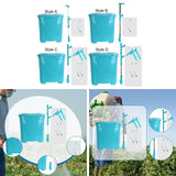Maxbell Backpack Carrying Granular Fertilizer Spreader Corn Fertilizing Tool Style A