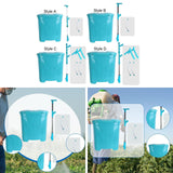 Maxbell Backpack Carrying Granular Fertilizer Spreader Corn Fertilizing Tool Style A
