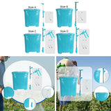 Maxbell Backpack Carrying Granular Fertilizer Spreader Corn Fertilizing Tool Style A