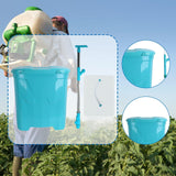 Maxbell Backpack Carrying Granular Fertilizer Spreader Corn Fertilizing Tool Style B
