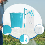 Maxbell Backpack Carrying Granular Fertilizer Spreader Corn Fertilizing Tool Style C