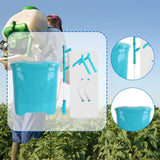 Maxbell Backpack Carrying Granular Fertilizer Spreader Corn Fertilizing Tool Style C