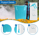 Maxbell Backpack Carrying Granular Fertilizer Spreader Corn Fertilizing Tool Style D