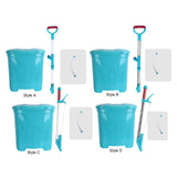 Maxbell Backpack Carrying Granular Fertilizer Spreader Sturdy Fertilizing Tool Style A