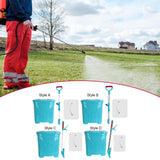 Maxbell Backpack Carrying Granular Fertilizer Spreader Sturdy Fertilizing Tool Style A