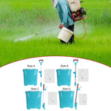 Maxbell Backpack Carrying Granular Fertilizer Spreader Sturdy Fertilizing Tool Style A