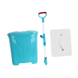 Maxbell Backpack Carrying Granular Fertilizer Spreader Sturdy Fertilizing Tool Style A