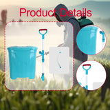 Maxbell Backpack Carrying Granular Fertilizer Spreader Sturdy Fertilizing Tool Style A