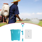 Maxbell Backpack Carrying Granular Fertilizer Spreader Sturdy Fertilizing Tool Style A