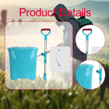 Maxbell Backpack Carrying Granular Fertilizer Spreader Sturdy Fertilizing Tool Style B
