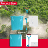 Maxbell Backpack Carrying Granular Fertilizer Spreader Sturdy Fertilizing Tool Style B