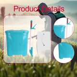 Maxbell Backpack Carrying Granular Fertilizer Spreader Sturdy Fertilizing Tool Style C