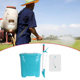 Maxbell Backpack Carrying Granular Fertilizer Spreader Sturdy Fertilizing Tool Style C
