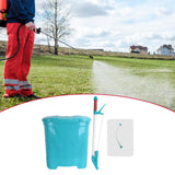 Maxbell Backpack Carrying Granular Fertilizer Spreader Sturdy Fertilizing Tool Style C