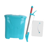 Maxbell Backpack Carrying Granular Fertilizer Spreader Sturdy Fertilizing Tool Style D