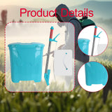 Maxbell Backpack Carrying Granular Fertilizer Spreader Sturdy Fertilizing Tool Style D