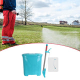 Maxbell Backpack Carrying Granular Fertilizer Spreader Sturdy Fertilizing Tool Style D
