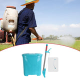 Maxbell Backpack Carrying Granular Fertilizer Spreader Sturdy Fertilizing Tool Style D