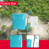 Maxbell Backpack Carrying Granular Fertilizer Spreader Sturdy Fertilizing Tool Style D