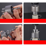 Maxbell Tube Threader Practical Rethreading Tool for Toilet Home Renovation Building 6 point